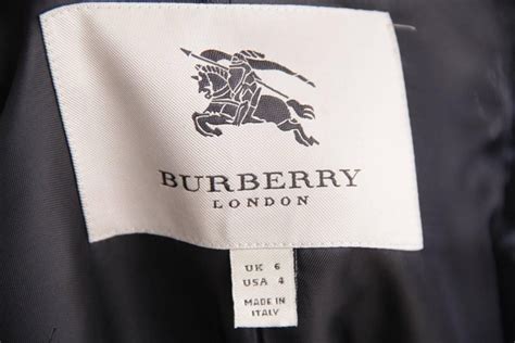 Burberry coats labels